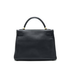 HERMES KELLY 32 BLACK GHW