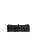 CHANEL CLASSIC FLAP BAG JUMBO PATENT BLACK SHW