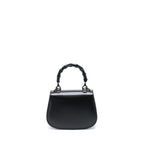 GUCCI BAMBOO 1947 MINI TOP HANDLE BAG BLACK WITH BLACK HARDWARE