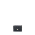 CHANEL SMALL COMPACT WALLET CAVIAR BLACK LGHW