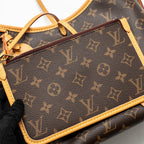 LOUIS VUITTON CARRYALL PM MONOGRAM CANVAS GHW(NEW VERSION)