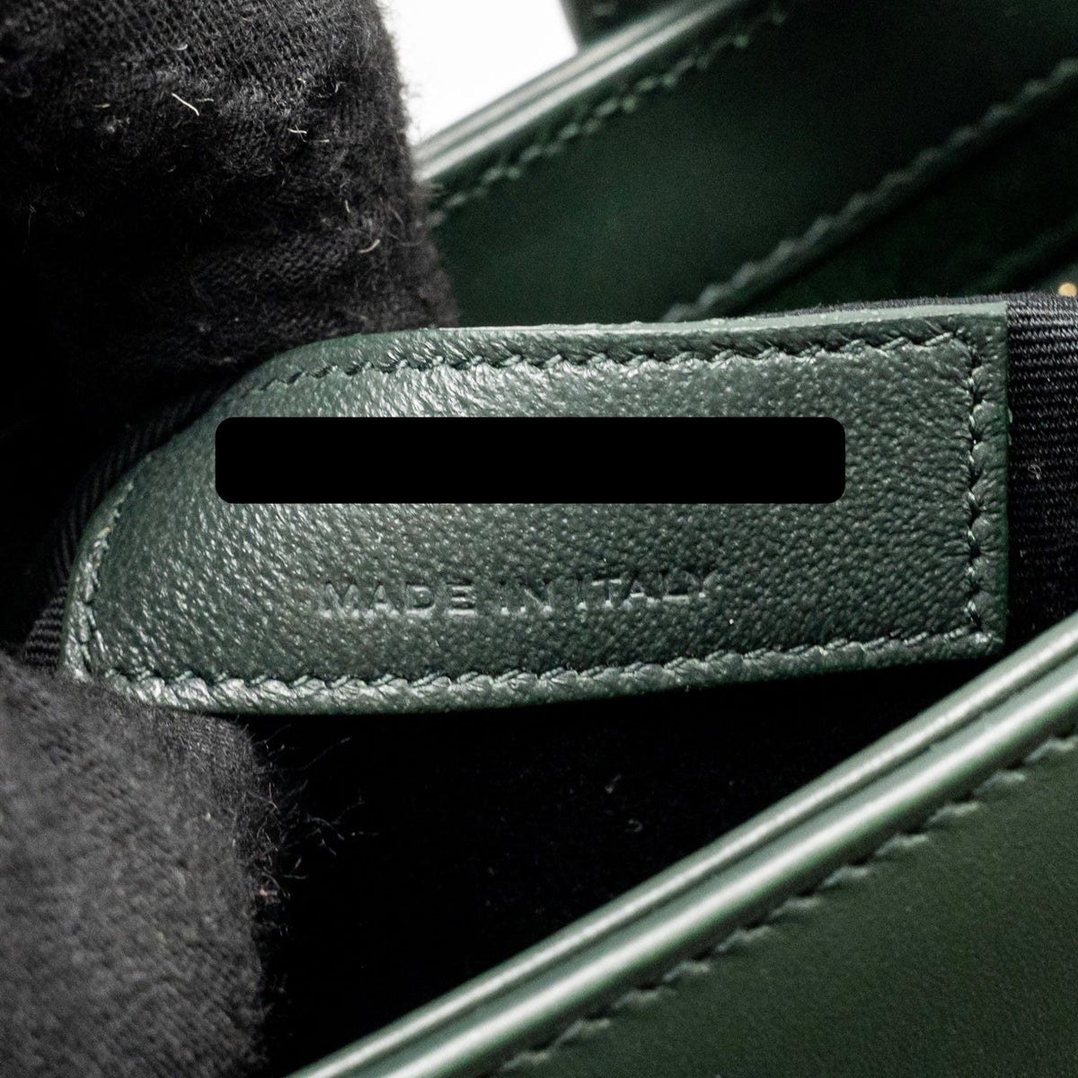 Saint Laurent/YSL Le 5 a 7 Smooth Leather Dark Green GHW