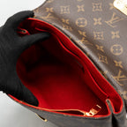LOUIS VUITTON PALLAS CHAIN BAG MONOGRAM CANVAS/ LEATHER CERISE GHW