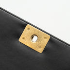 CHANEL MEDIUM BOY BAG CALFSKIN BLACK GHW