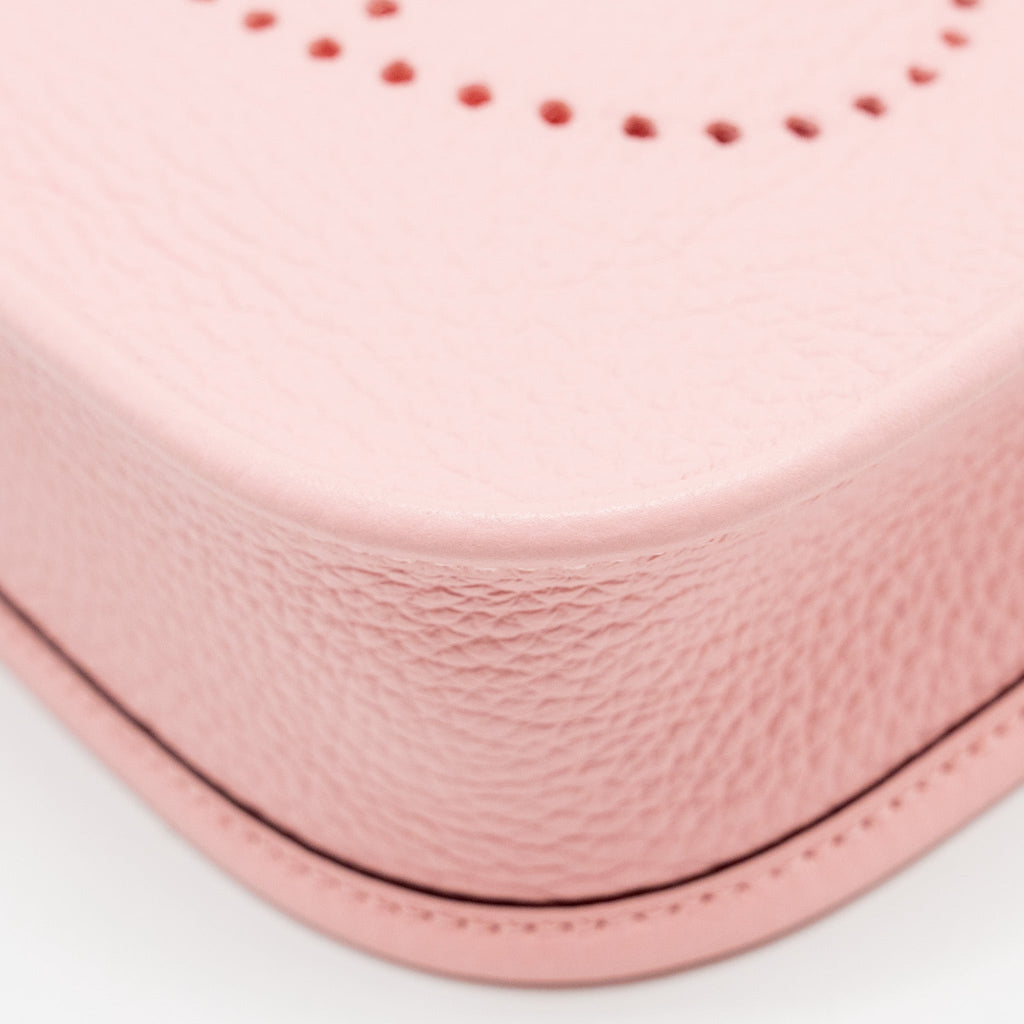 HERMES Mini Evelyne Clemence Rose Sakura SHW