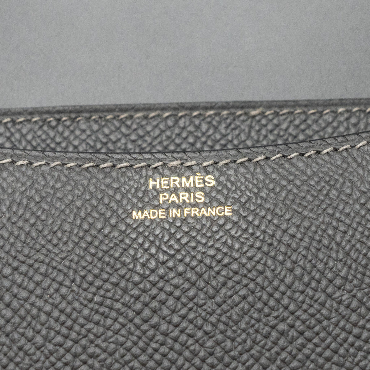 Hermes mini constance epsom graphite LGHW (New Version)