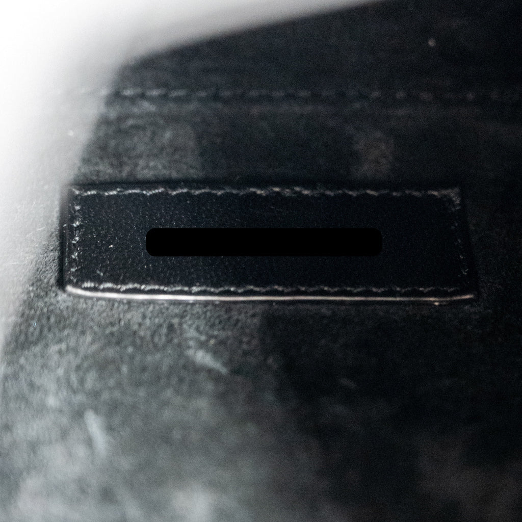 Saint Laurent/YSL Mini Le 5 a 7 Vertical Pouch Smooth Leather Black GHW