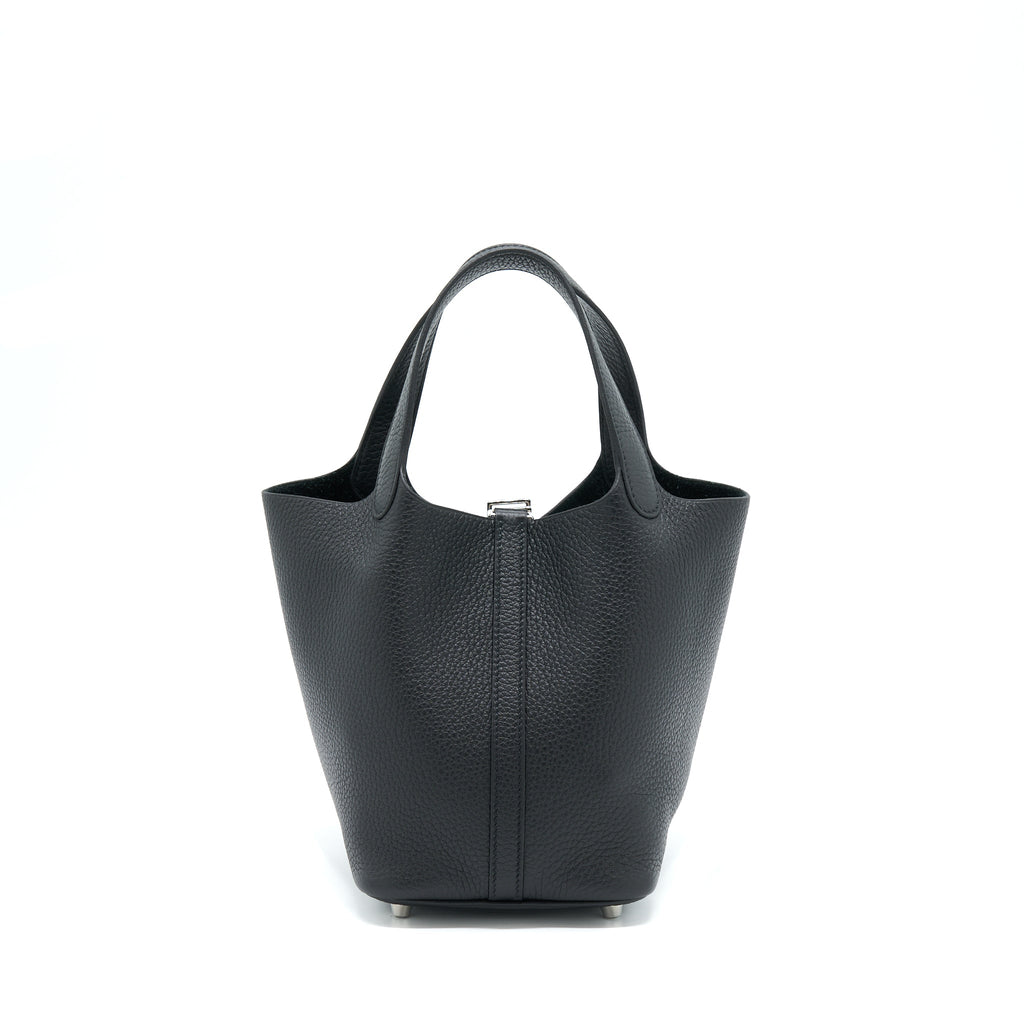 HERMES PICOTIN 18 LOCK BAG CLEMENCE EBENE SHW