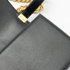CHANEL MEDIUM BOY BAG CALFSKIN BLACK GHW