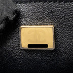 CHANEL CLASSIC MINI SQUARE FLAP BAG LAMBSKIN BLACK LGHW (MICROCHIP)