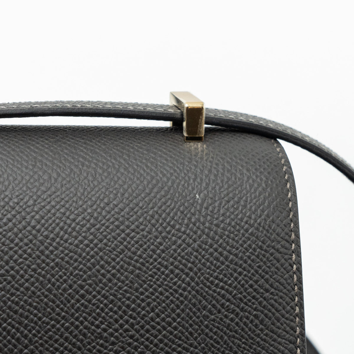 Hermes mini constance epsom graphite LGHW (New Version)