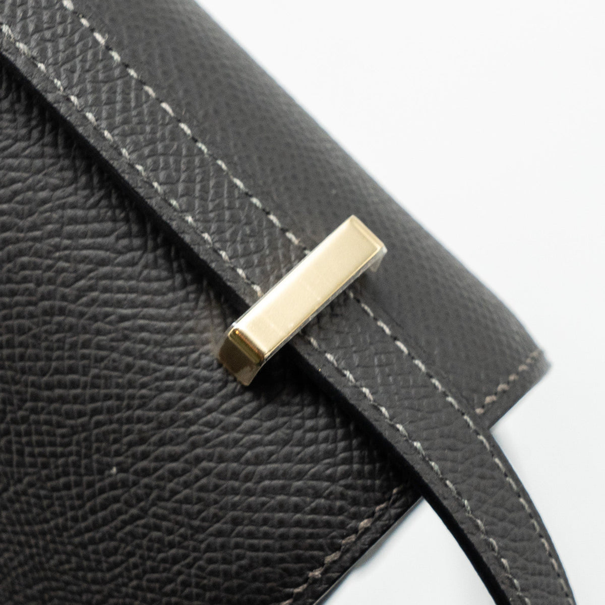 Hermes mini constance epsom graphite LGHW (New Version)