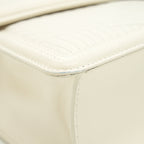 BVLGARI SERPENTI DIAMOND BLAST SHOULDER BAG IN WHITE SHW