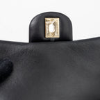 CHANEL CLASSIC MINI SQUARE FLAP BAG LAMBSKIN BLACK LGHW (MICROCHIP)