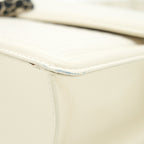 BVLGARI SERPENTI DIAMOND BLAST SHOULDER BAG IN WHITE SHW