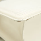 BVLGARI SERPENTI DIAMOND BLAST SHOULDER BAG IN WHITE SHW