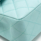 Chanel Small Classic Double Flap Bag Caviar Tiffany Blue LGHW