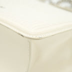 BVLGARI SERPENTI DIAMOND BLAST SHOULDER BAG IN WHITE SHW