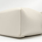 LOEWE SMALL PUZZLE BAG GRAINED CALFSKIN WHITE SHW