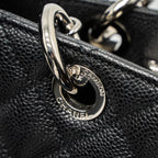 CHANEL GRAND SHOPPING TOTE/GST CAVIAR BLACK SHW