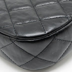 CHANEL 23K SMALL 19 HOBO SHOULDER BAG CALFSKIN BLACK GHW (MICROCHIP)