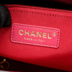 Chanel Paris-31 rue Cambon timeless shopping tote quilted shiny aged calfskin black multicoloured hardware
