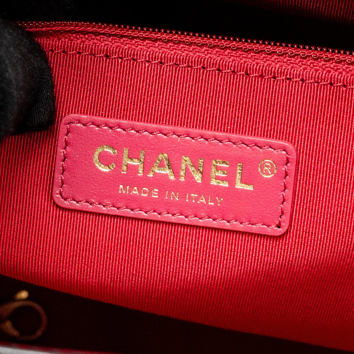 Chanel Paris-31 rue Cambon timeless shopping tote quilted shiny aged calfskin black multicoloured hardware
