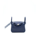 HERMES MINI LINDY SWIFT NAVY/BLEU FRIDA SHW