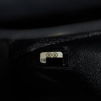 CHANEL CLASSIC FLAP BAG JUMBO PATENT BLACK SHW
