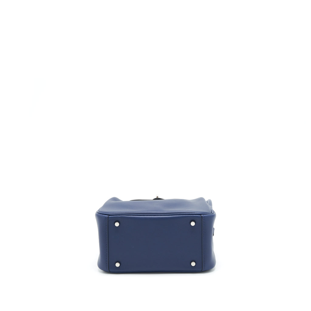 Hermes mini Lindy Swift Navy/Bleu Frida SHW