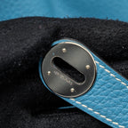 Hermes Lindy 30 Clemence Blue Jeans SHW