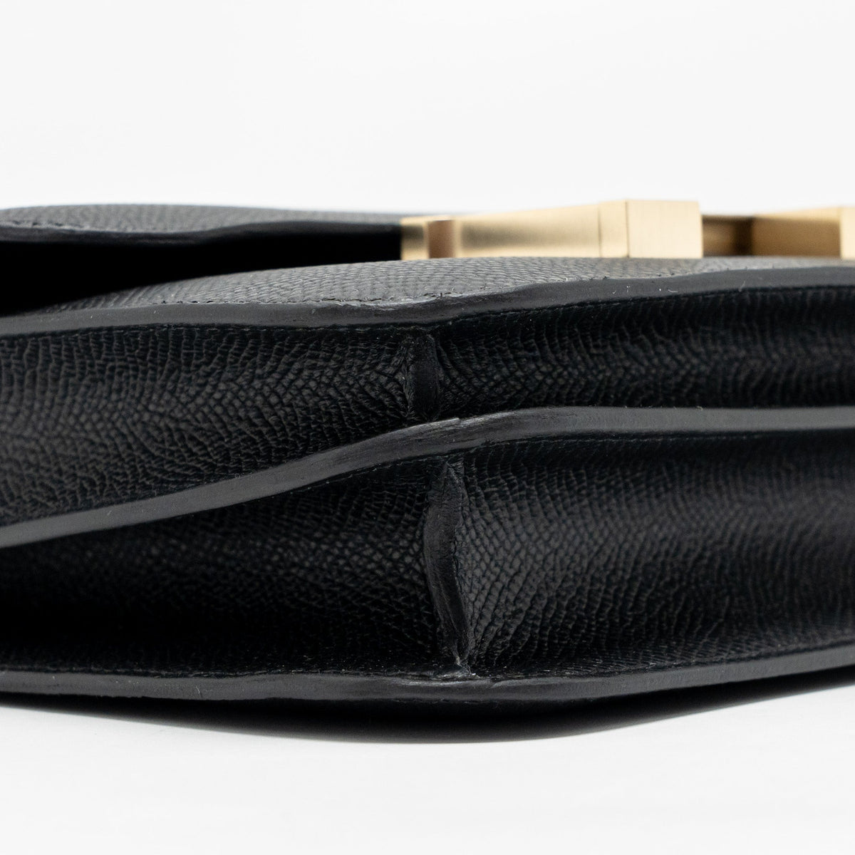 Hermes Mini Constance Epsom Black Brushed GHW