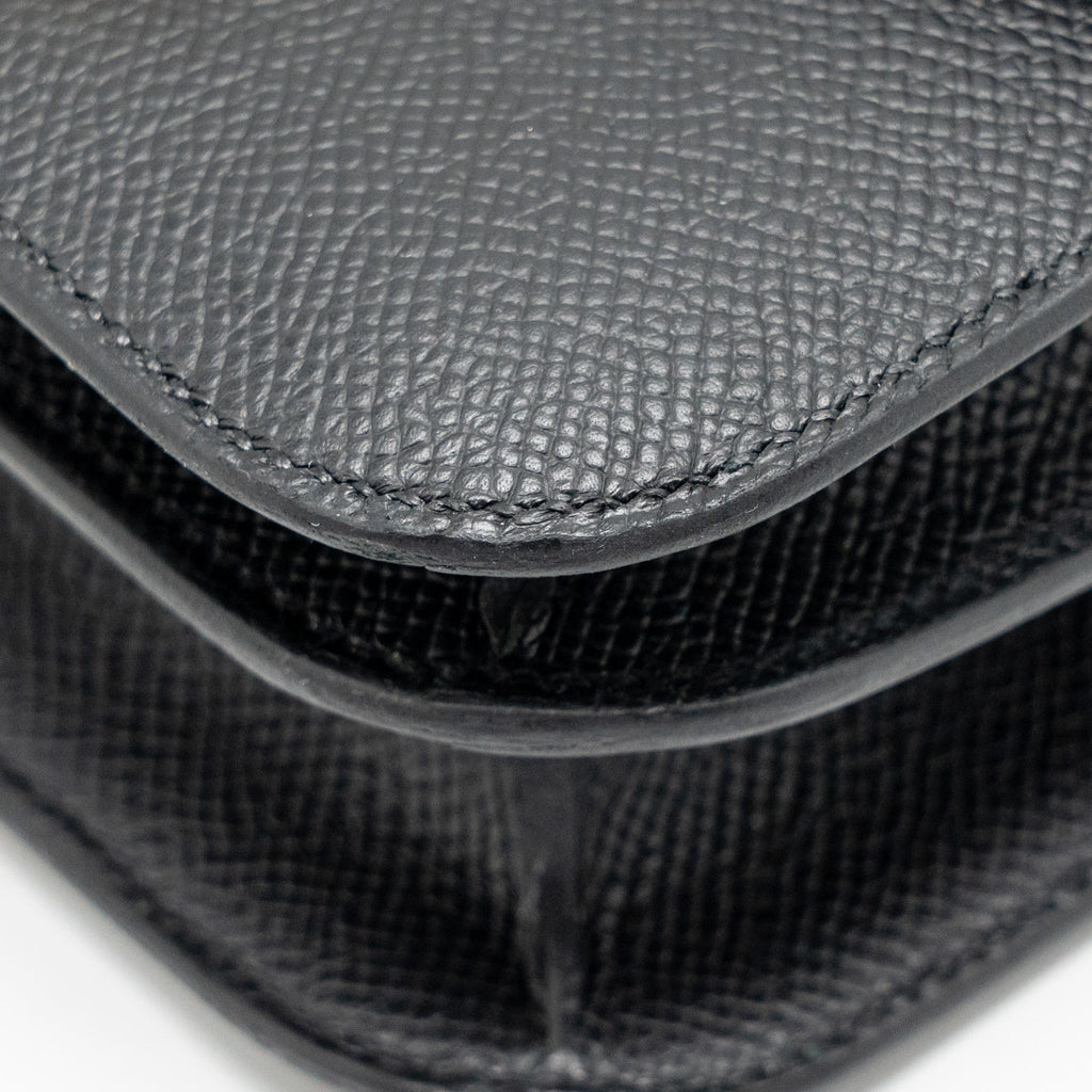 Hermes Mini Constance Epsom Black Brushed GHW