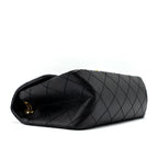 CHANEL MINI 2.55 REISSUE FLAP BAG AGED CALFSKIN BLACK GHW (MICROCHIP)