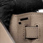 HERMES KELLY 32 EPSOM M8 GRIS ASPHALTE GHW