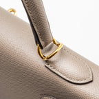 HERMES KELLY 32 EPSOM M8 GRIS ASPHALTE GHW