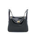 Hermes Lindy 30 Clemence Black GHW