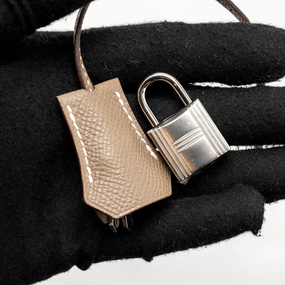 Hermes Kelly 25 Epsom Etoupe SHW
