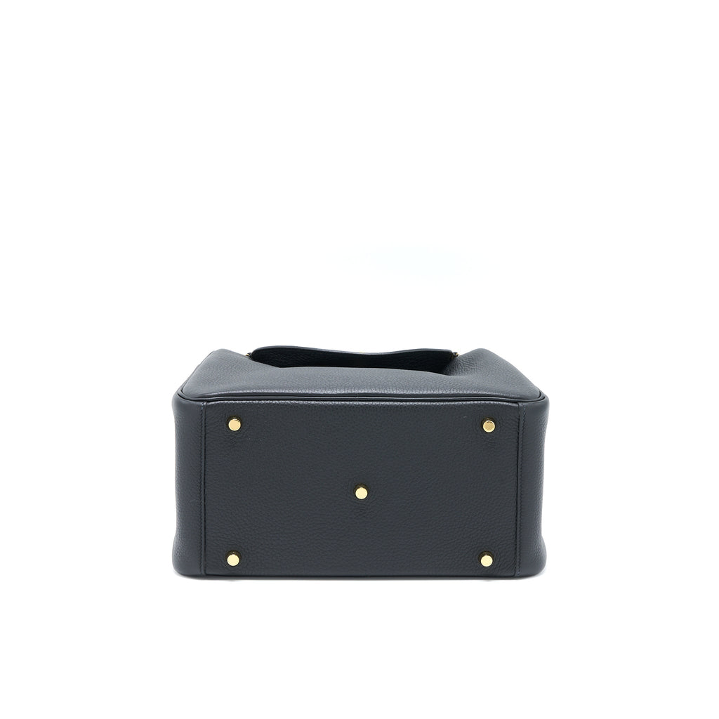 Hermes Lindy 30 Clemence Black GHW