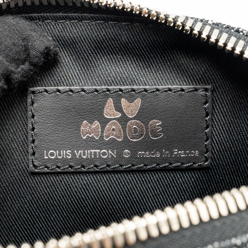 Louis Vuitton Nigo Keepall XS Monogram Drip Denim/Leather Black SHW
