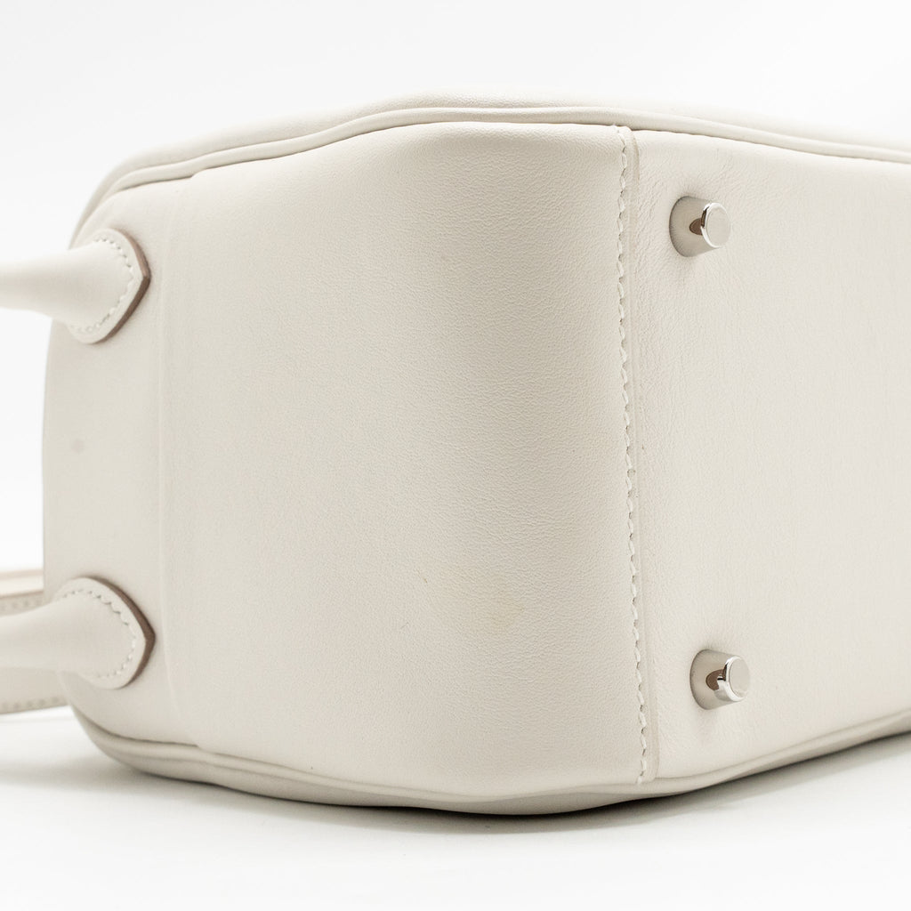 Hermes Mini Lindy Swift gris pale / gris Meyer SHW