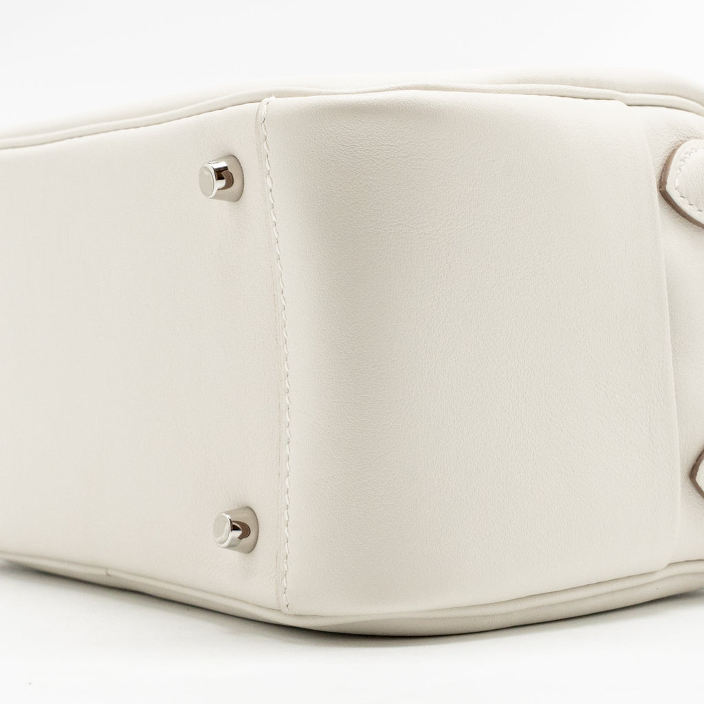 Hermes Mini Lindy Swift gris pale / gris Meyer SHW