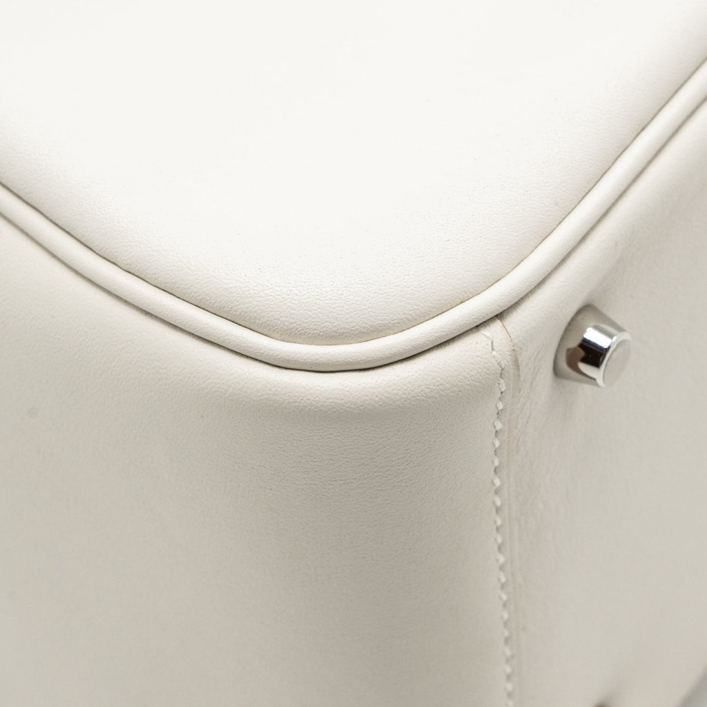Hermes Mini Lindy Swift gris pale / gris Meyer SHW