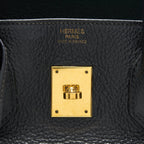 Hermes birkin 35 Clemence black GHW
