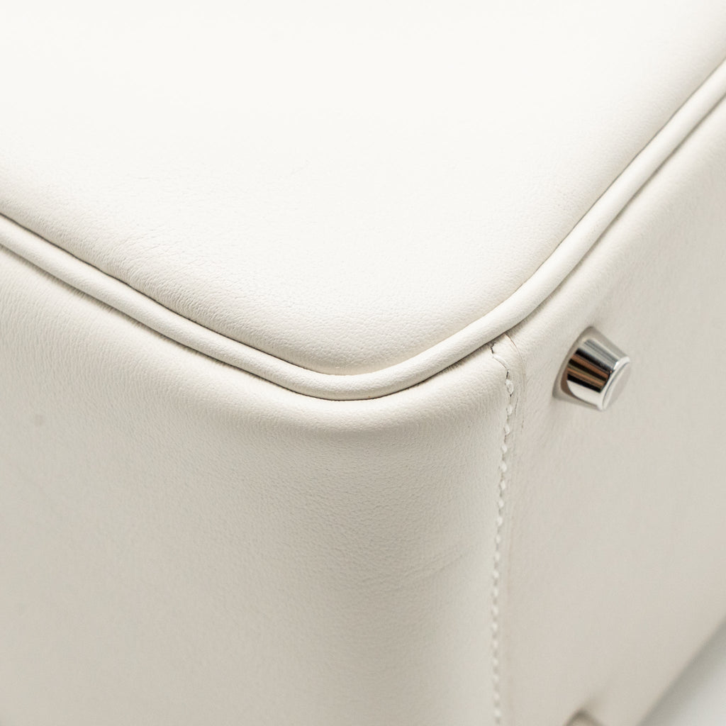 Hermes Mini Lindy Swift gris pale / gris Meyer SHW