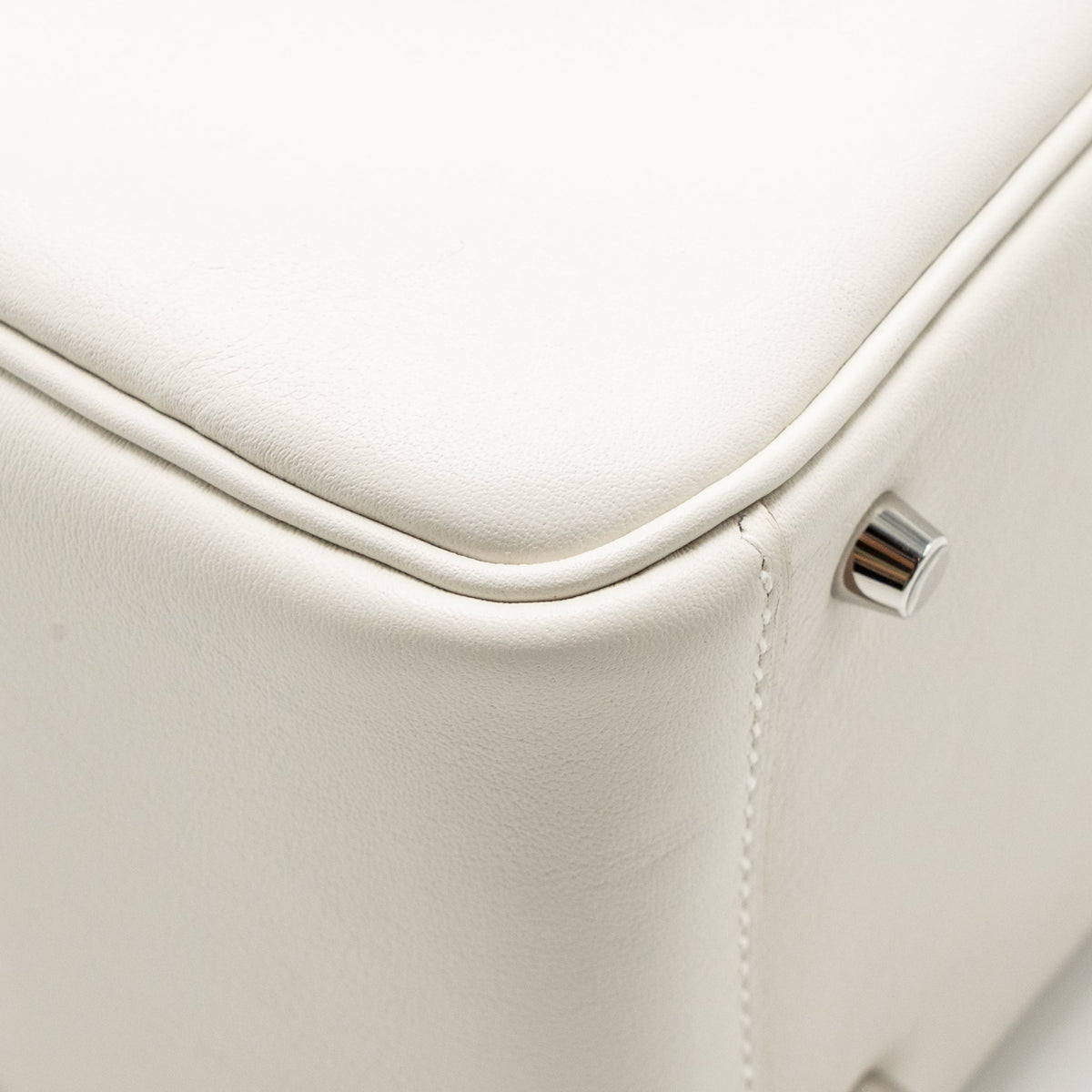 Hermes Mini Lindy Swift gris pale / gris Meyer SHW