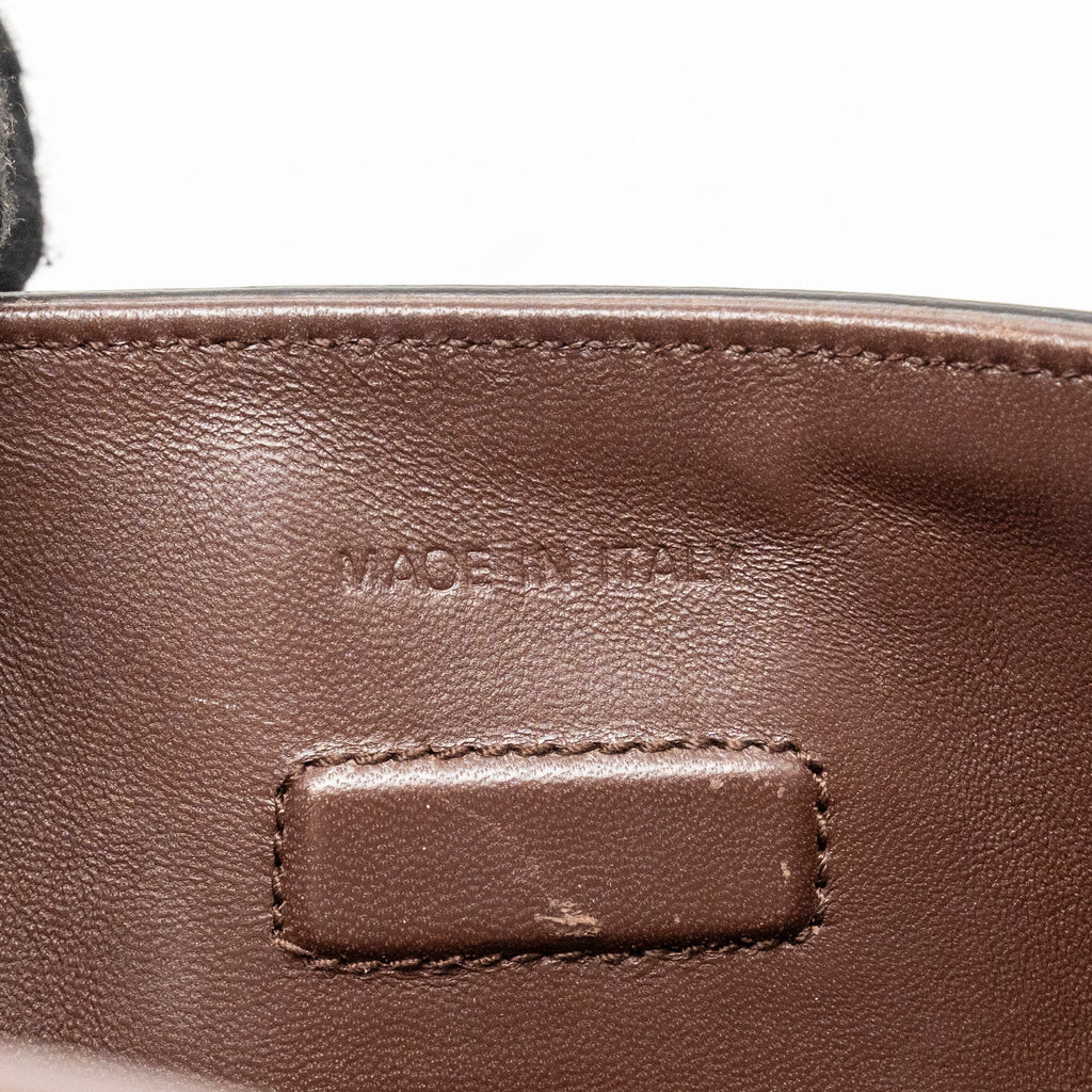 Dior Diorever Bag Pebbled Leather Dark Brown SHW