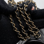 CHANEL CLASSIC MINI RECTANGULAR FLAP BAG CAVIAR BLACK GHW