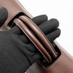 Dior Diorever Bag Pebbled Leather Dark Brown SHW