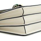BVLGARI TOP HANDLE SERPENTI BAG WHITE